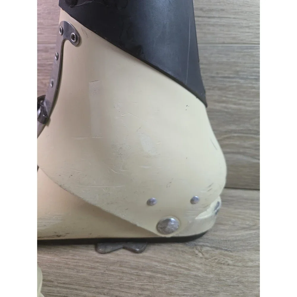 Vintage Scott 1970s Downhill Ski Boots Made In USA White Boots